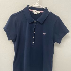 Vineyard vines size L navy polo.